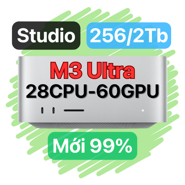 Mac Studio M3 Ultra 256Gb/2Tb Chính Hãng (LikeNew)