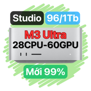 Mac Studio M3 Ultra 96Gb/1Tb Chính Hãng (LikeNew)