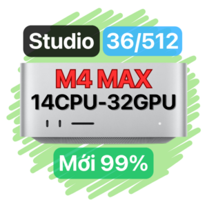 Mac Studio M4 Max 36/512Gb Chính Hãng (LikeNew)