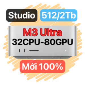 Mac Studio M3 Ultra 512/2Tb Chính Hãng (Mới 100%)