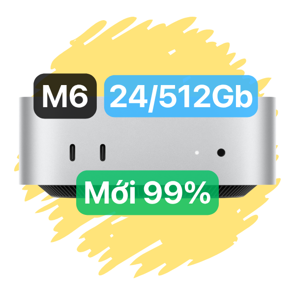 Mac Mini M6 24/512Gb Chính Hãng (LikeNew)