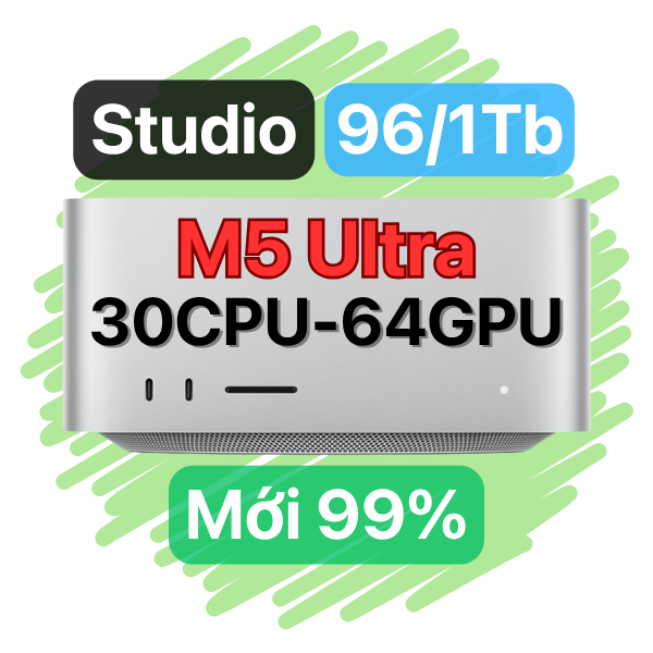 Mac Studio M5 Ultra 96Gb/1Tb Chính Hãng (LikeNew)